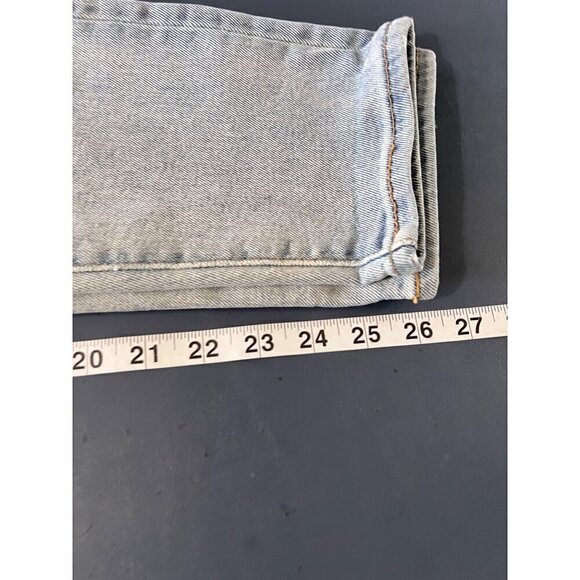 Levis Womens High-Waisted Blue Denim Jeans Size 28 button fly - Picture 12 of 16